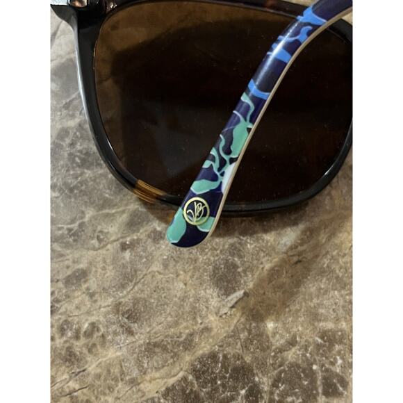 VERA BRADLEY Caden Katalina Blues (KBS) Tortoise/Blue 56-16-135 Frames Only - Picture 7 of 8